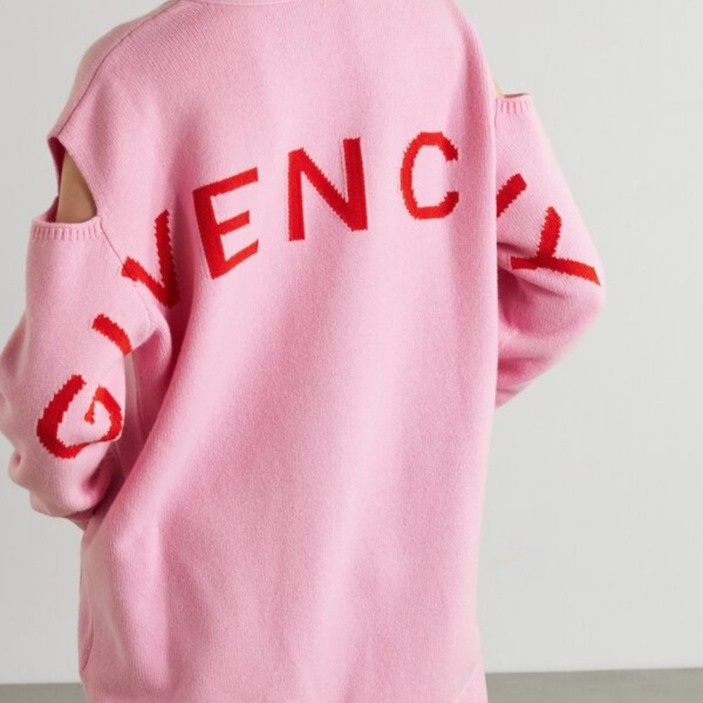 GIVENCHY Pink Cutout cardigan